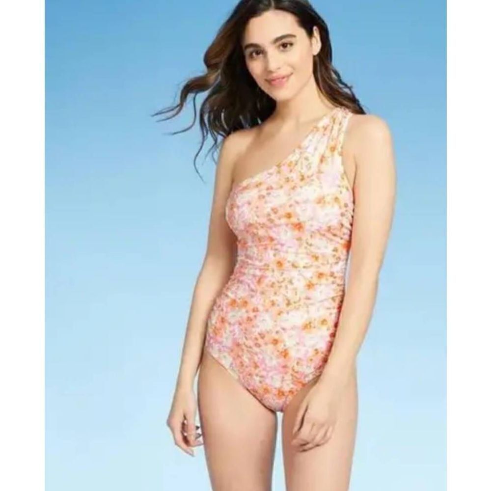 Kona Sol large one shoulder swimsuit
